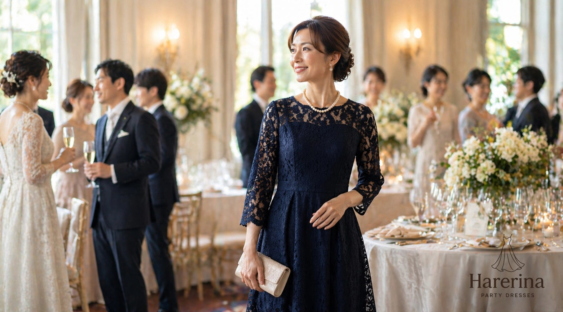 結婚式・パーティーに  
ふさわしい装い